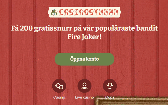 casinostugan bonuskod