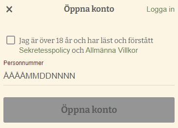 registrera dig med casinostugan bonuskod