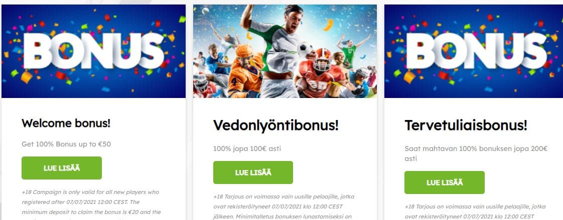 Uberlucky kasinorvostelu Uberluckyn bonukset vanhoille asiakkaille