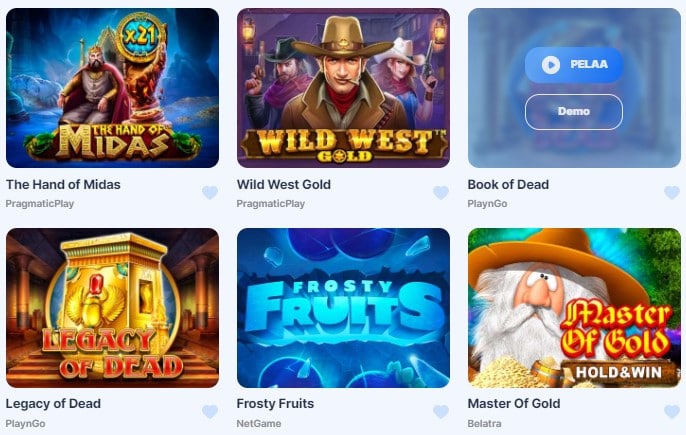 icebet casino IceBet- Kasinopelien valikoima