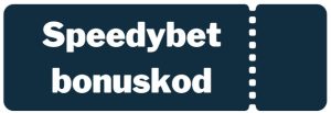 Speedybet bonuskod Just nu kan du ta del av Speedybet bonuskod