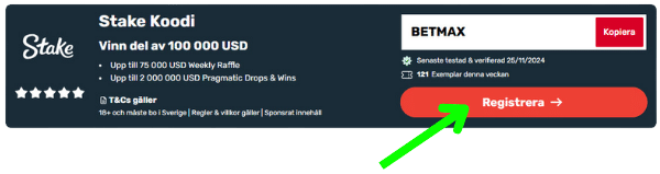 stake koodi Använd vår länk till Stake.com