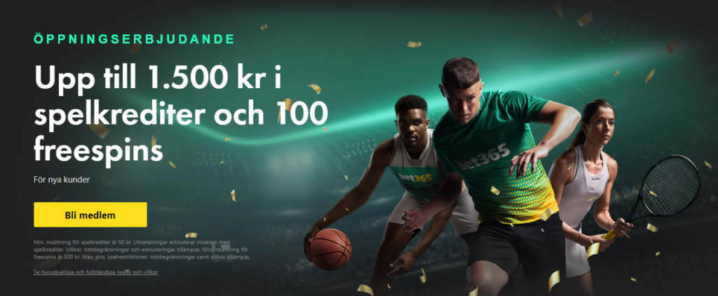 Bet365 bonuskod